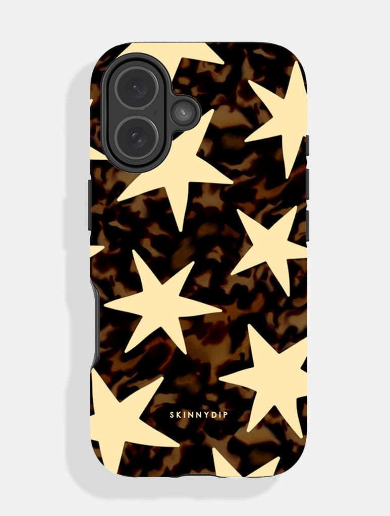 Tortoiseshell Stars Yellow Ultra Protective iPhone Case