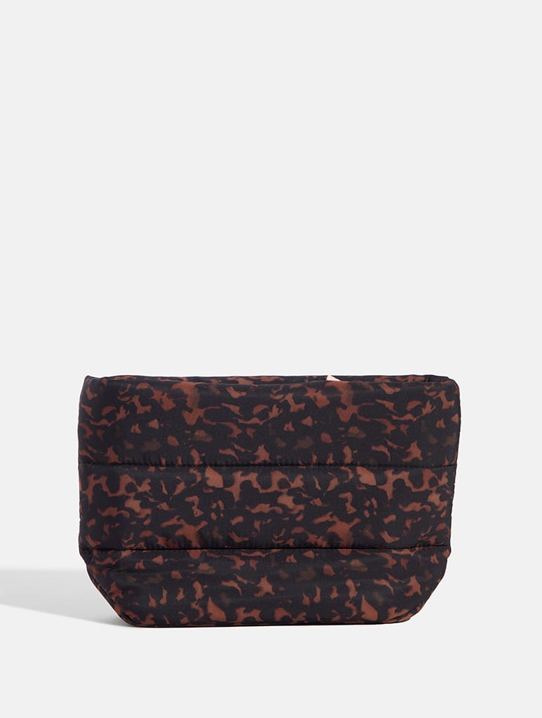 Tortoiseshell Print Pillow Pouch Makeup Bag - Image 6