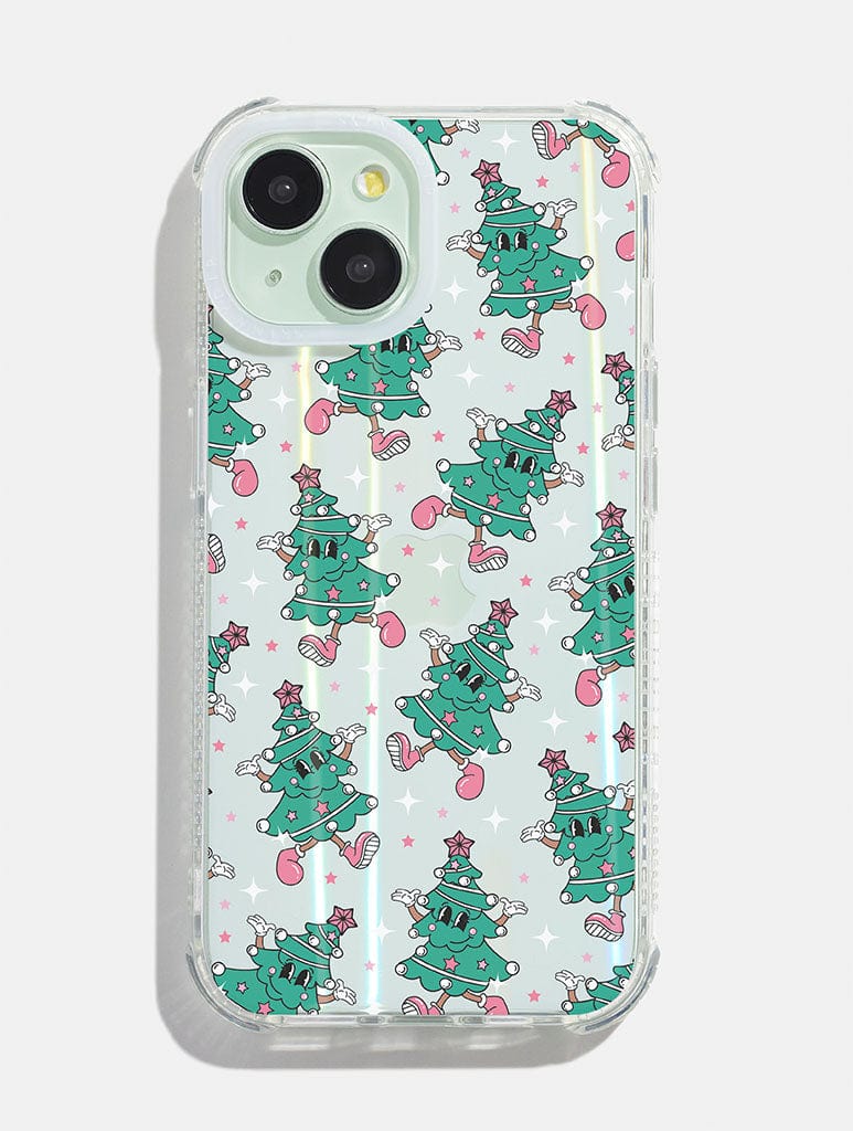 Tree Mascot Repeat Shock iPhone Case - Image 1