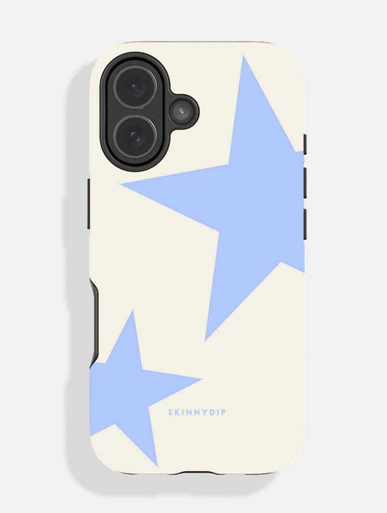 Two Stars Ecru & Blue Ultra Protective iPhone Case - Image 1