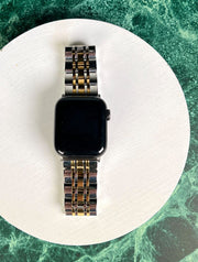 Two Tone Chain Link Apple Watch Strap