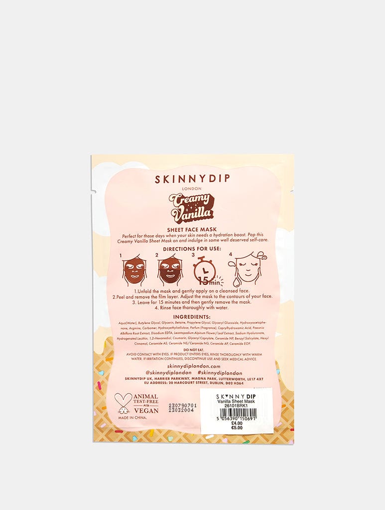 Vanilla Sheet Mask