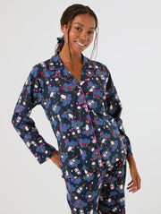 Wallace & Gromit x Skinnydip Feathers Pyjama set with Scrunchie