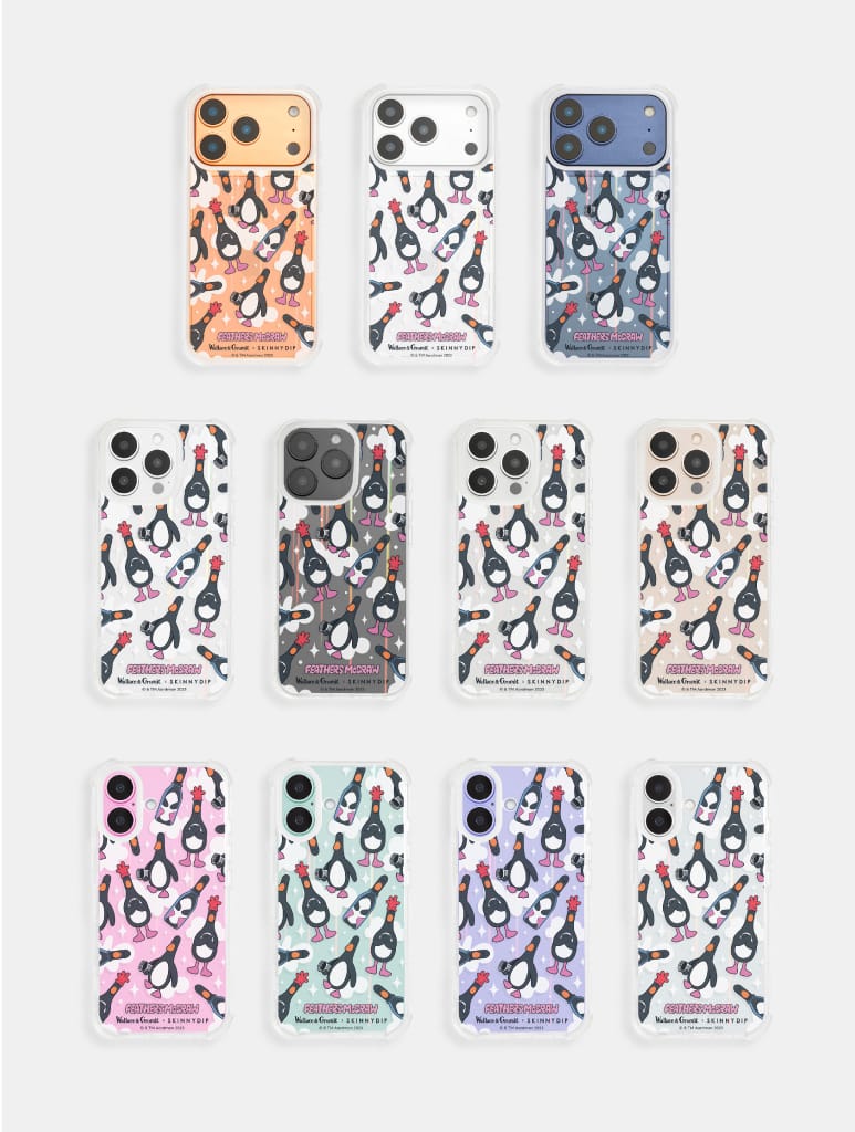 Wallace & Gromit x Skinnydip Feathers Shock iPhone Case - Image 5