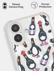 Wallace & Gromit x Skinnydip Feathers Shock iPhone Case