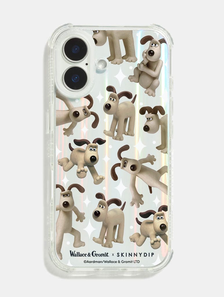 Wallace & Gromit x Skinnydip Gromit Shock iPhone Case - Image 1