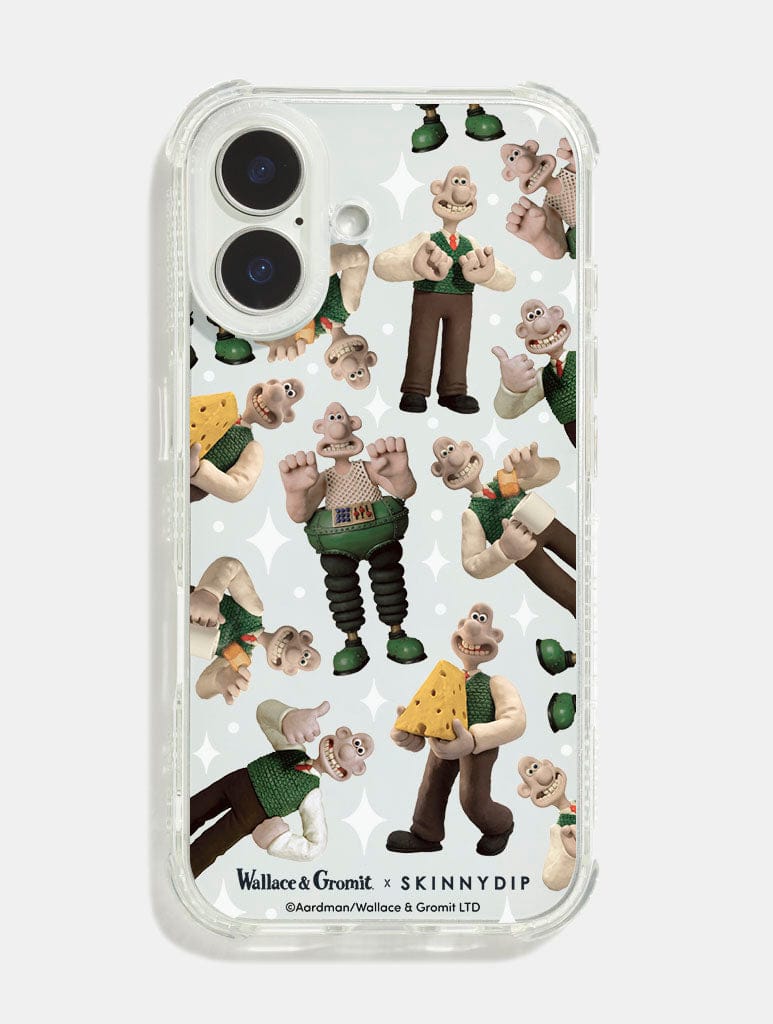 Wallace & Gromit x Skinnydip Wallace Shock iPhone Case - Image 1