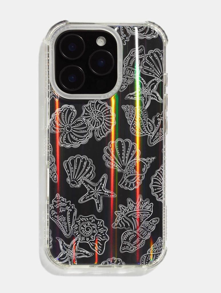 White Sea Shells Shock iPhone Case - Image 1