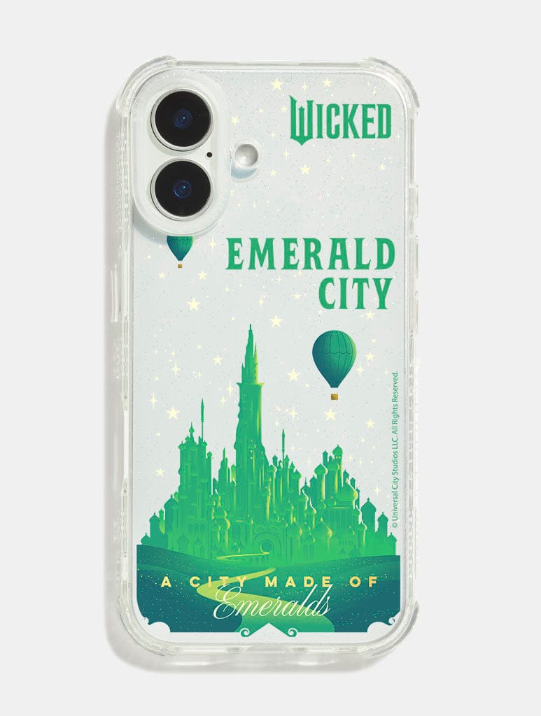 Wicked x Skinnydip Emerald City Shock iPhone Case - Image 1