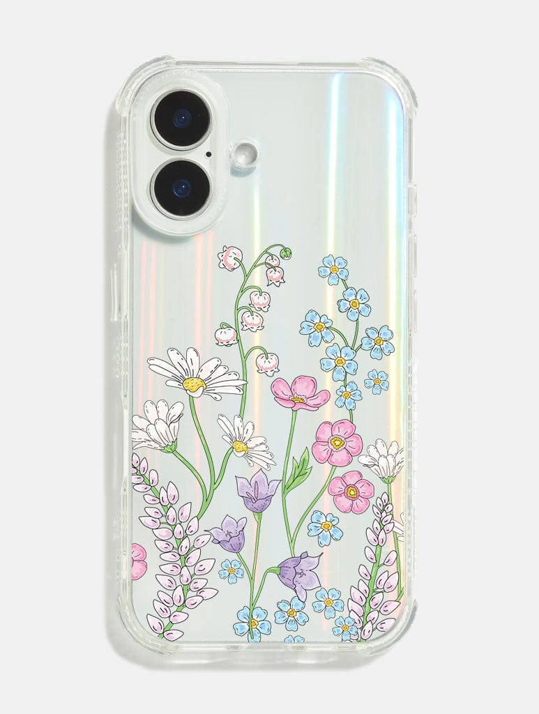 Wildflower Holo Shock iPhone Case - Image 1