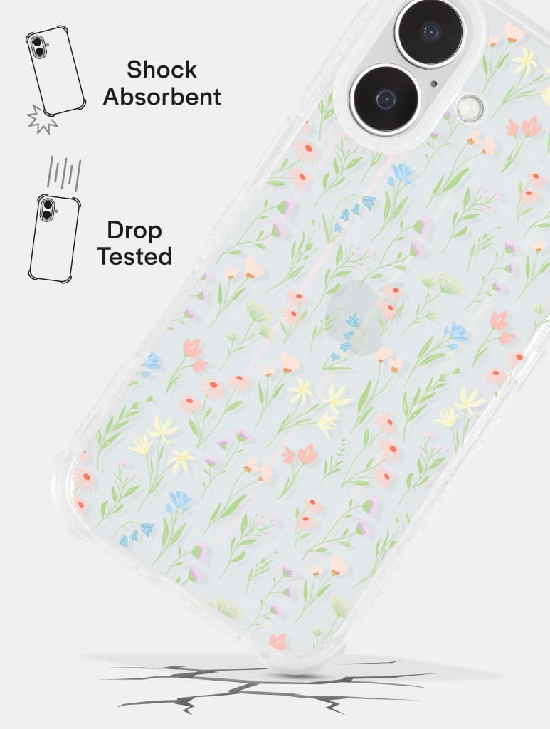 Wildflower Posie Shock iPhone Case - Image 3