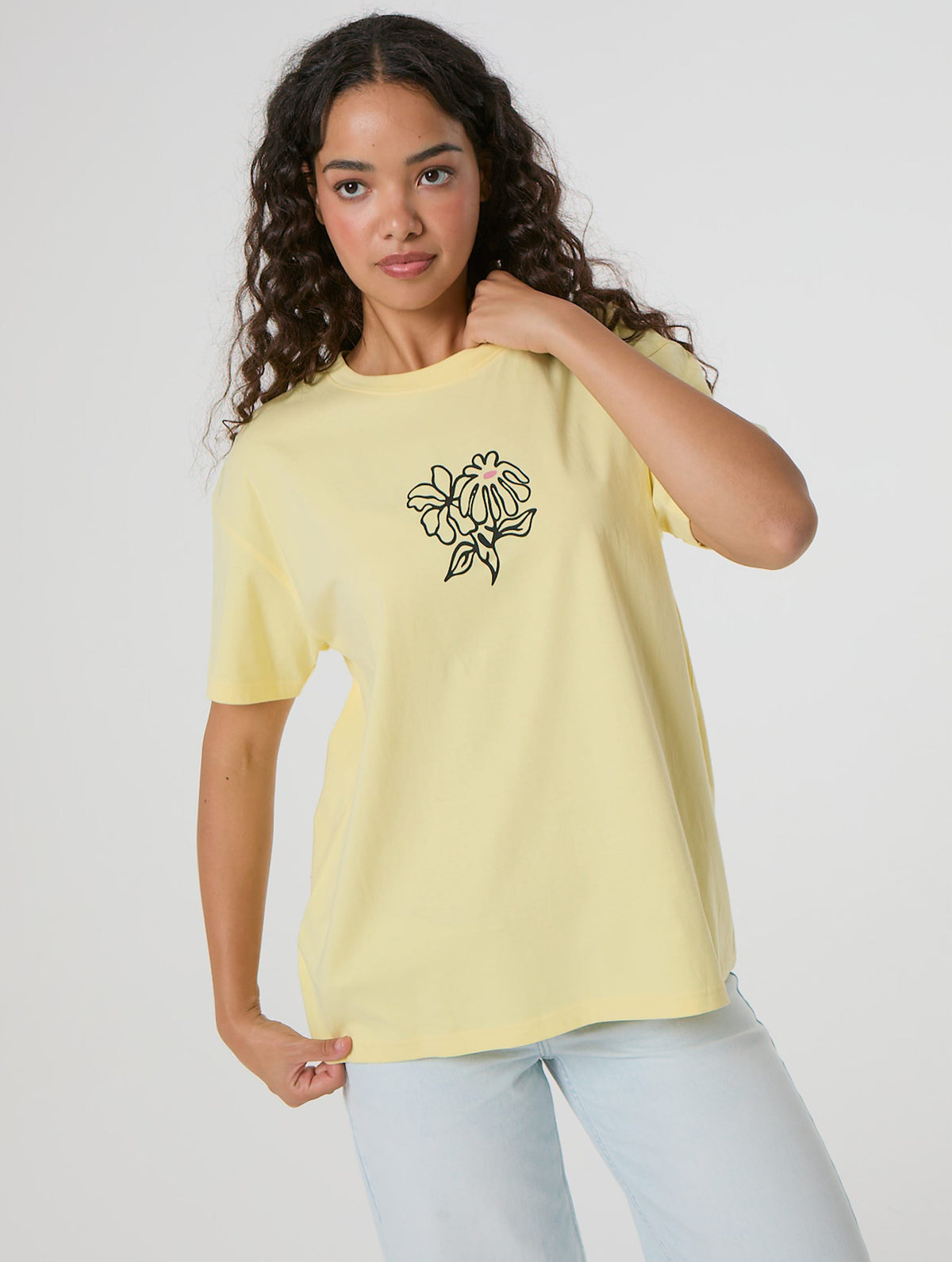 Wildflower Season Yellow T-Shirt - Image 3