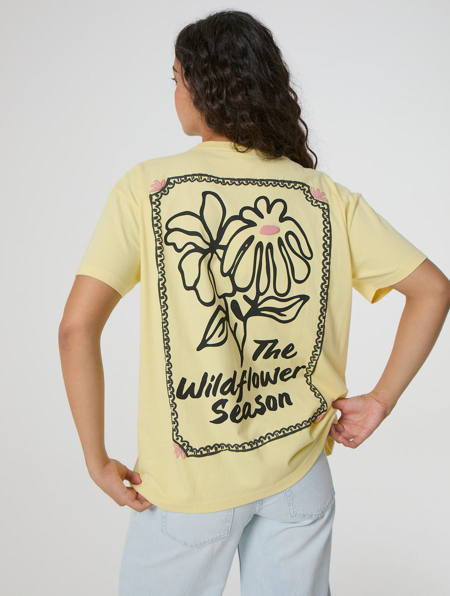 Wildflower Season Yellow T-Shirt