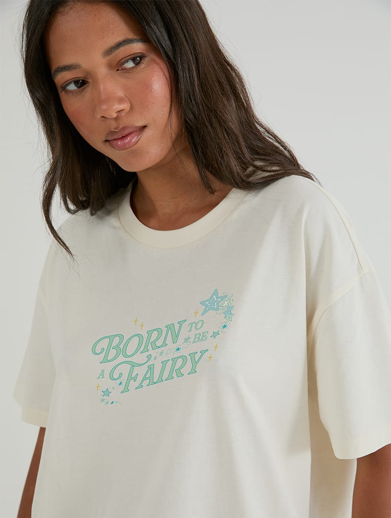 Winx Club x Skinnydip Bloom Born To Be A Fairy T-Shirt In White