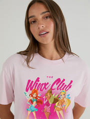 Winx Club x Skinnydip Fairy T-Shirt In Pink