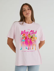 Winx Club x Skinnydip Fairy T-Shirt In Pink