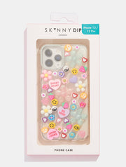 Y2K Stick On Charms Shock iPhone Case