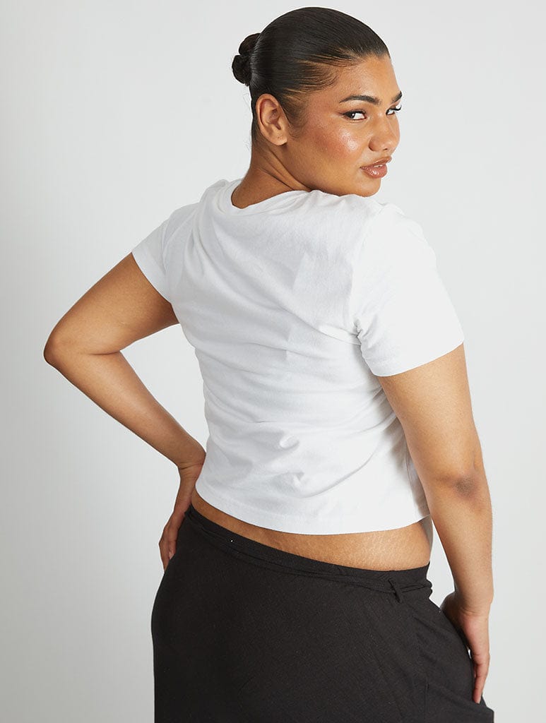 Yee Haw Baby T-Shirt in White - Image 4