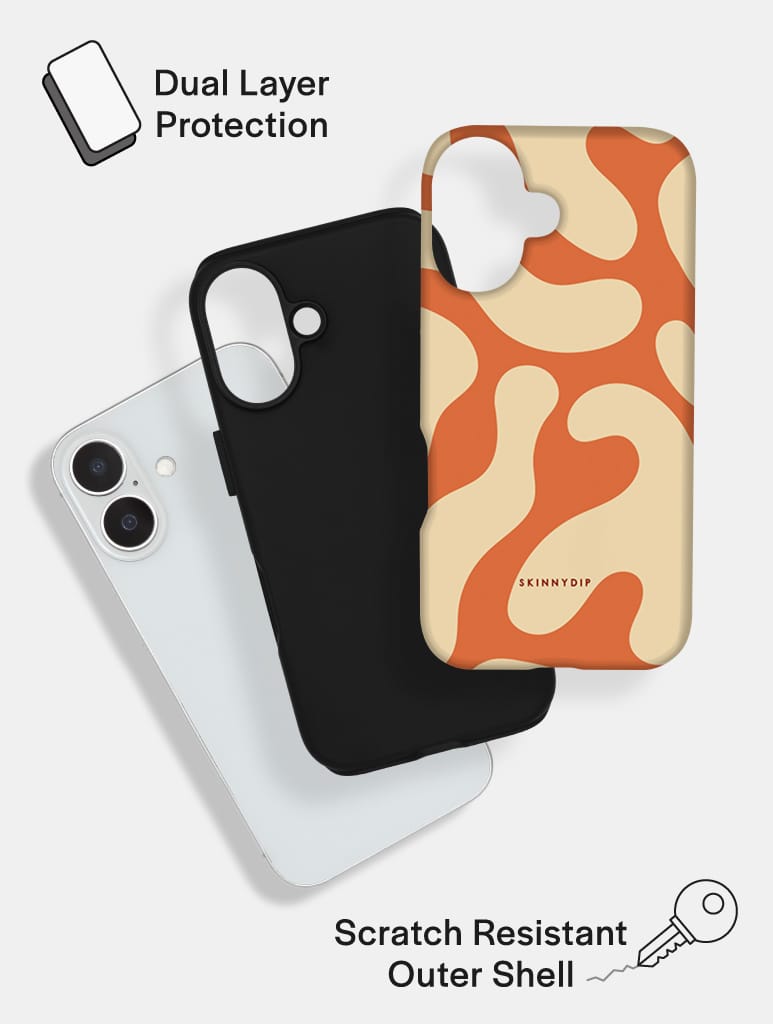 Yellow and Orange Pattern Ultra Protective iPhone Case
