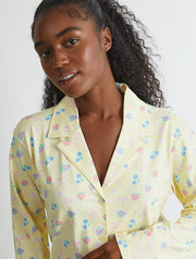Yellow Ditsy Fruit Pyjama Set