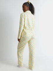 Yellow Ditsy Fruit Pyjama Set