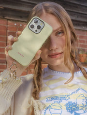 Yellow with Fuchsia Solid Colour Ultra Protective iPhone Case
