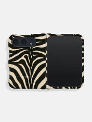 Zebra Print Impact Resistant iPhone Duo Case